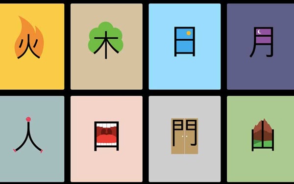 Trong mỗi chữ Kanji có ít nhất 1 bộ thủ