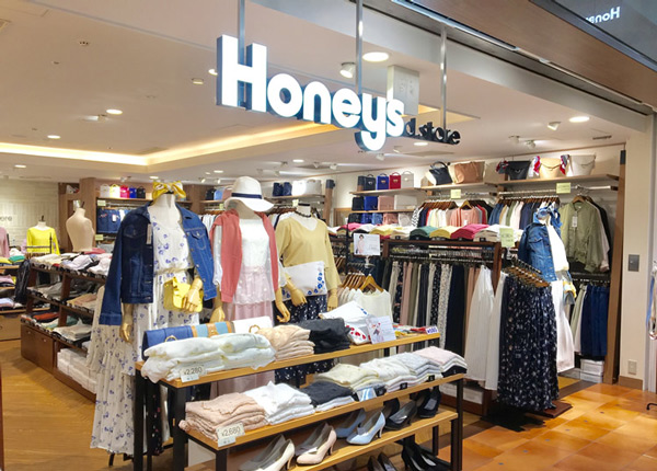 HONEYS là thương hiệu thời trang nữ ở Nhật