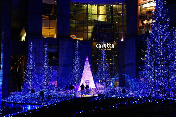 Mùa đông cũng là mùa của những lễ hội ánh sáng  ở Nhật