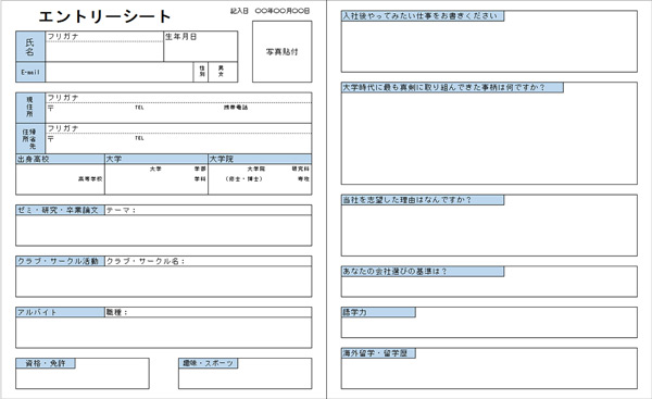 Điều kỳ lạ khi xin việc ở Nhật  thứ 3 là nộp Entry Sheet