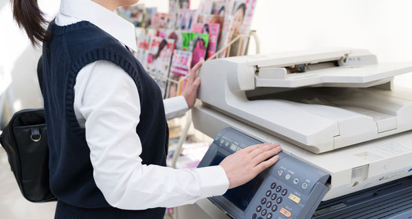 Tại các cửa hàng tiện lợi ở Nhật đều có trang bị máy in