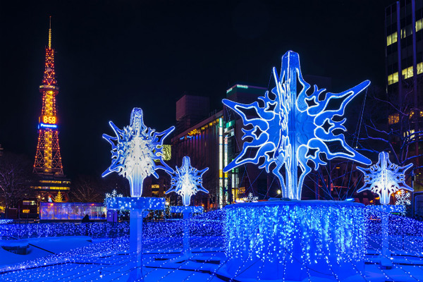 White Illumination Sapporo là địa điểm tổ chức lễ hội ánh sáng lâu đời nhất