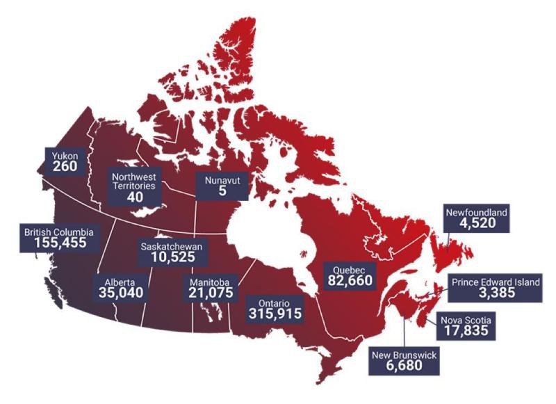 Tỉnh bang nào của Canada dễ định cư nhất năm 2018-2019?